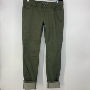 Prana women's Kara green skinny Jeans size 12